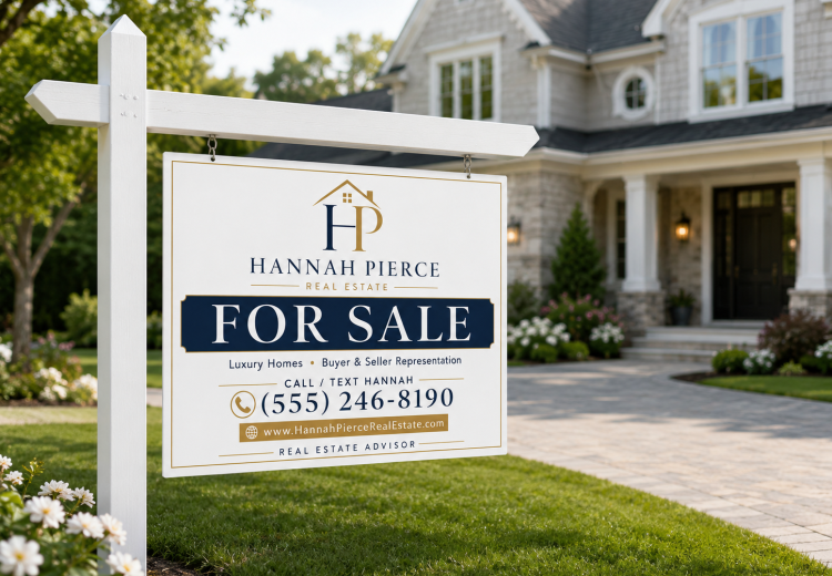 yard sign mockup